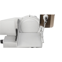 Trancheuse à viande, électrique, grise, avec lame, pour aliments, cuisine, appareil