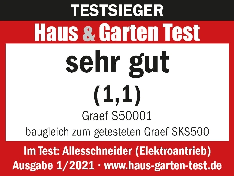 Vincitore del test Haus & Garten Test: molto buono (1,1) Graef S50001 Allesschneider edizione 1/2021