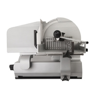 Meat slicer, silver, professional kitchen appliance, food preparation, cutting machine
