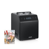 Machine à glace IM706, gris fer micacé 2 en 1 avec fonction yaourt