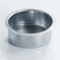 Passoire en acier inoxydable, ronde, avec trous, pour cuisine, brillante, vide, propre