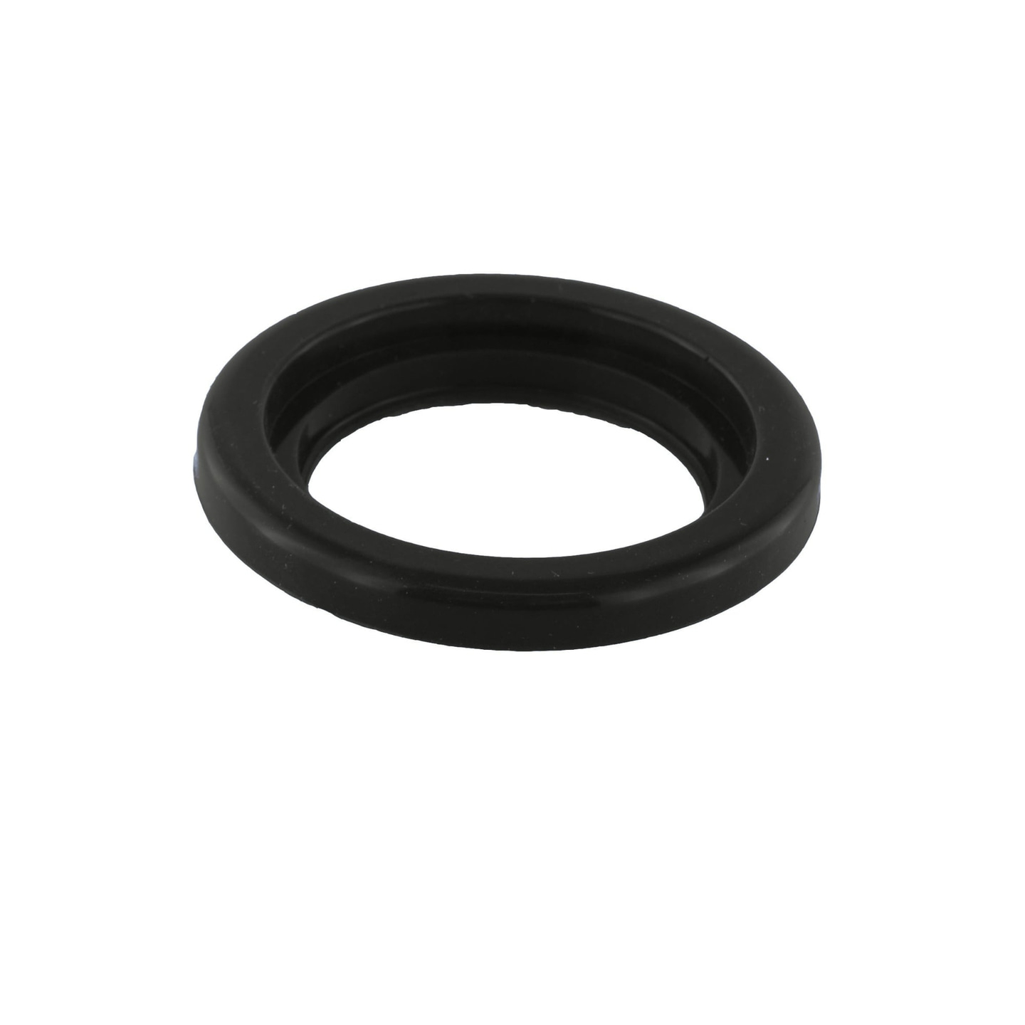 Joint torique en caoutchouc noir, rond, à des fins d'étanchéité, isolé sur fond blanc