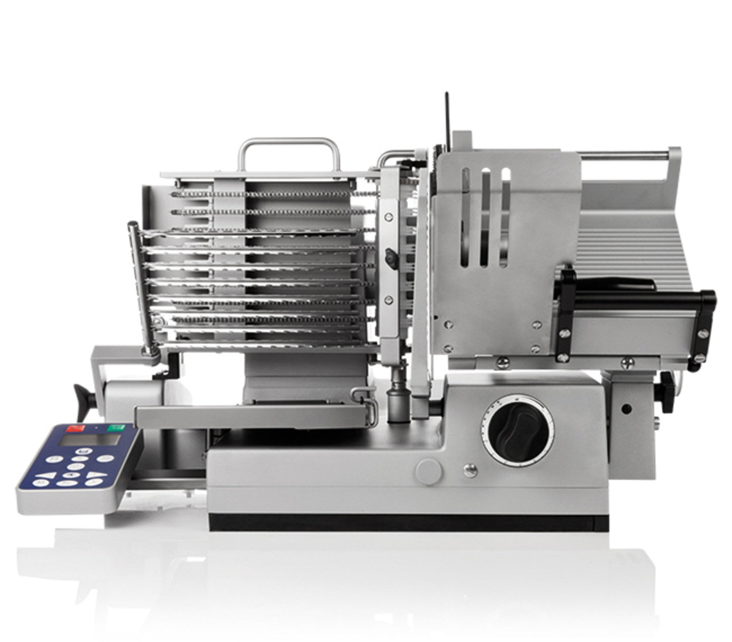 Trancheuse à viande, acier inoxydable, professionnelle, aliments, cuisine, appareil, couteau, tranches