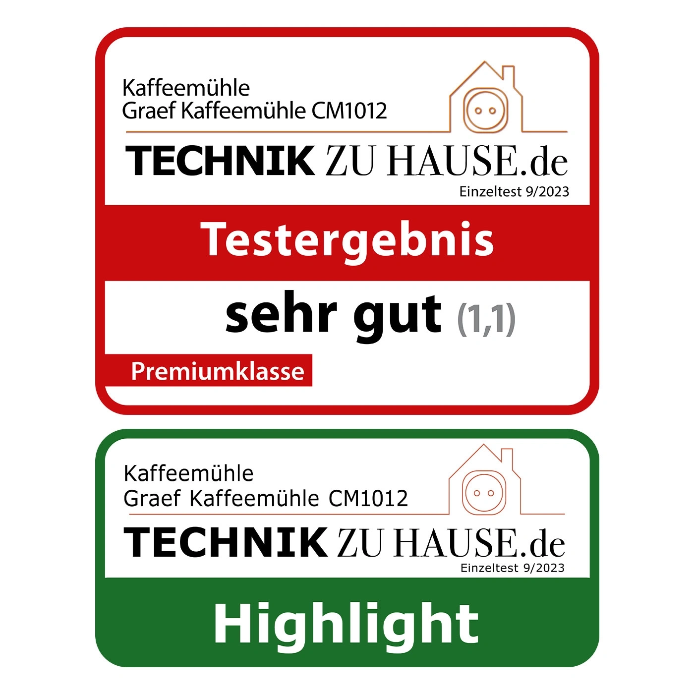 Macinacaffè Graef CM1012, ottimo risultato del test, classe premium, highlight, Technik zu Hause