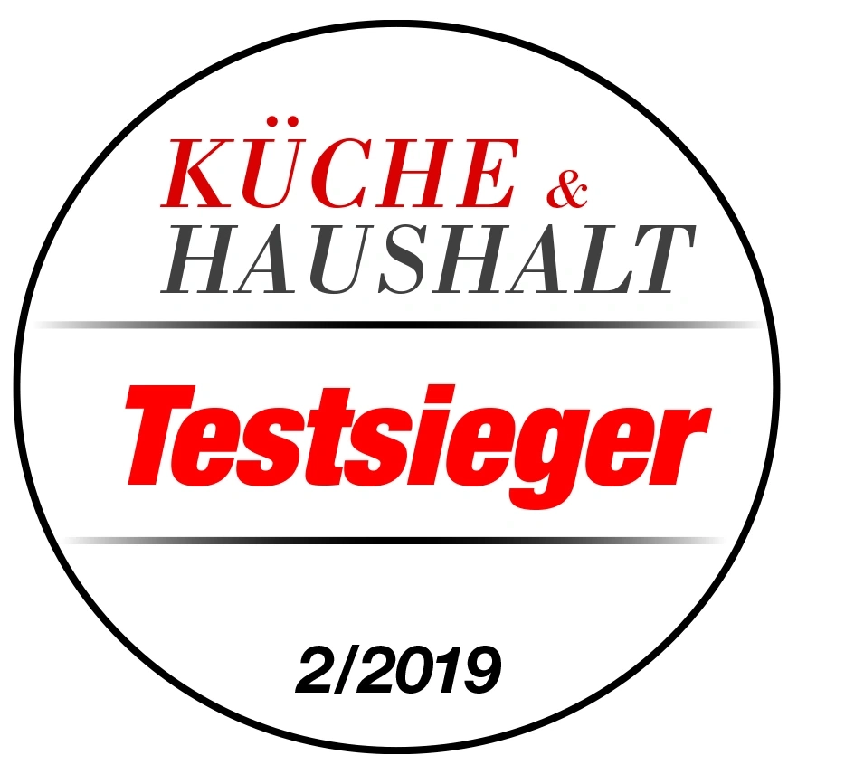 Cucina & Casa Test Winner 2/2019 premio in un cerchio