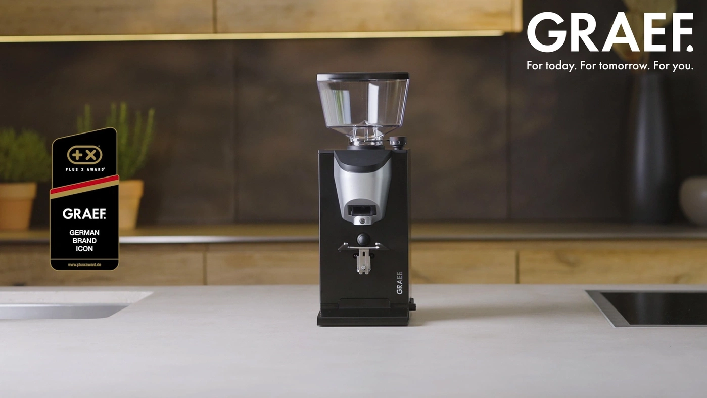 Macinacaffè GRAEF, vincitore del Plus X Award, icona del marchio tedesco, per oggi, domani, te.
