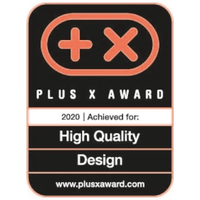Plus X Award 2020 per High Quality Design, www.plusxaward.com