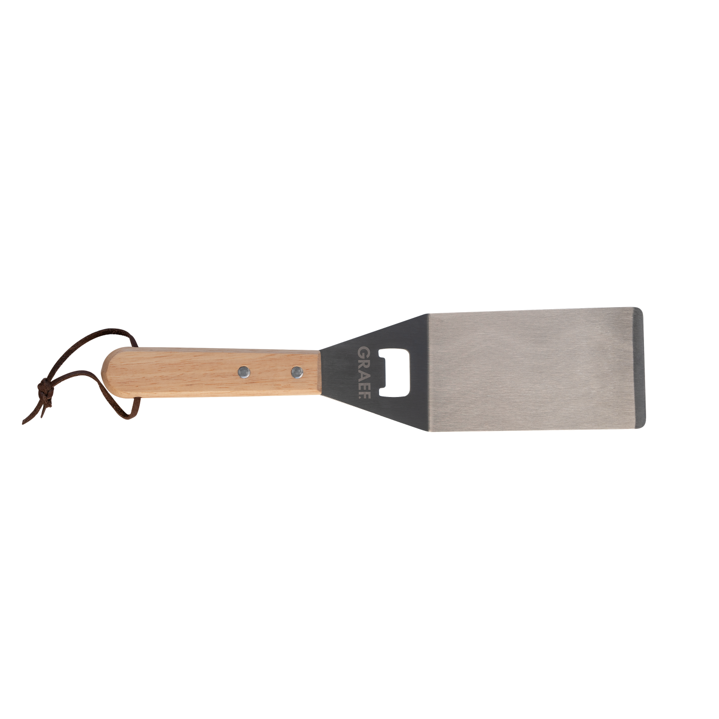 Spatule de grill avec manche en bois et ouvre-bouteille, GRAEF