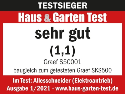 Testeur Haus & Garten Test: très bon (1,1) Graef S50001 Allesschneider édition 1/2021