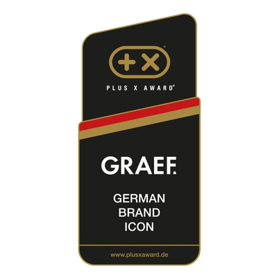 Graef German Brand Icon Plus X Award Logo