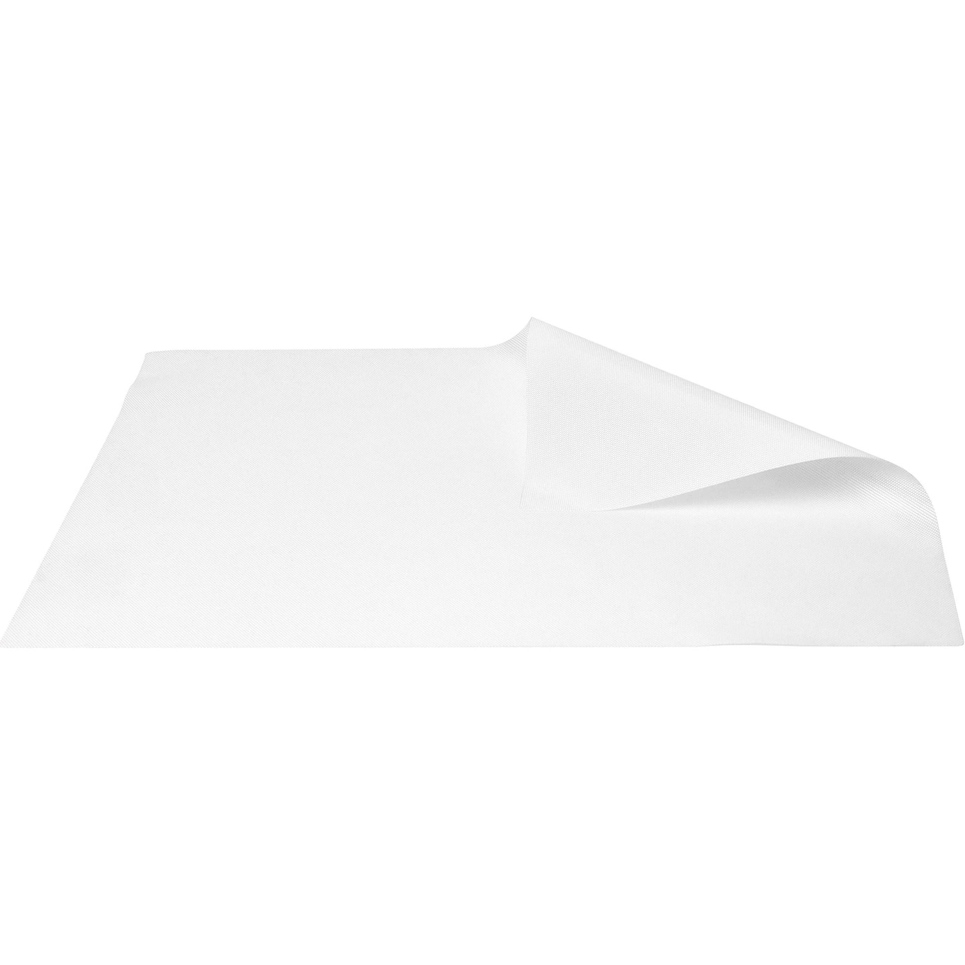 White paper with a folded corner, isolated on a white background