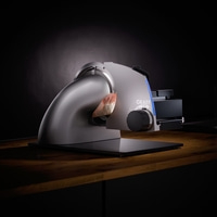 Trancheuse Graef, viande, bois, cuisine, appareil, nourriture, coupe, lumière, ombre, produit