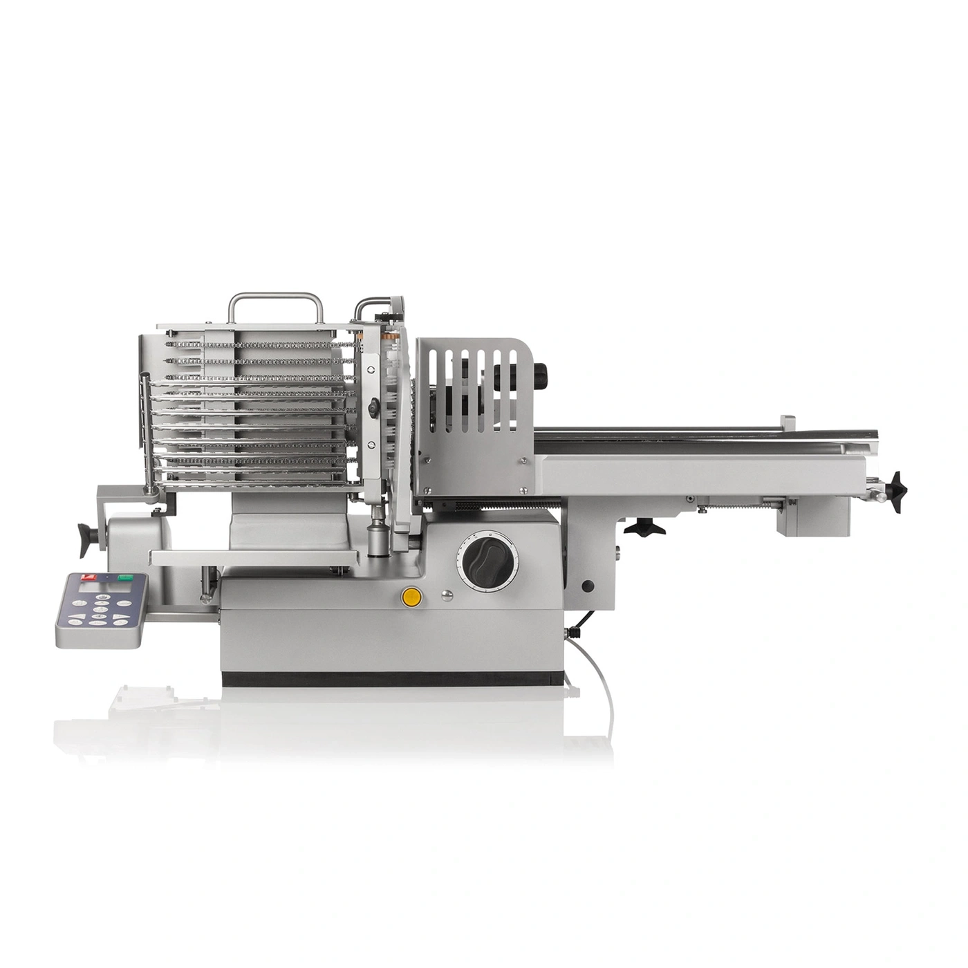 Affettatrice, attrezzatura professionale, acciaio inossidabile, trasformazione alimentare, cucina