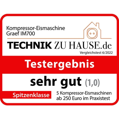 Test de machine à glace: très bon, top classe, Technik zu Hause