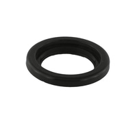 Joint torique en caoutchouc noir, rond, à des fins d'étanchéité, isolé sur fond blanc