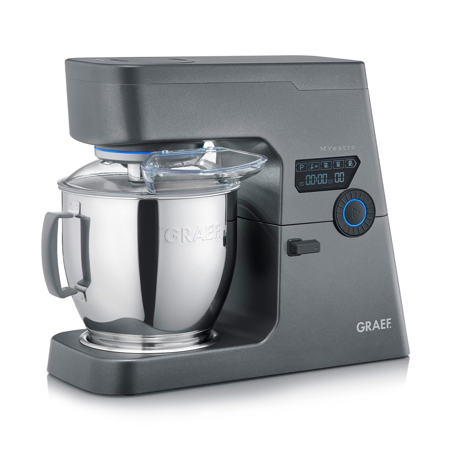 Stand mixer MYestro, iron mica More power. More quantity. More GRAEF.