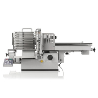 Affettatrice per carne, attrezzatura professionale, acciaio inossidabile, trasformazione alimentare, cucina, ristorazione