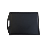 Planche à découper noire Avec gouttière à jus