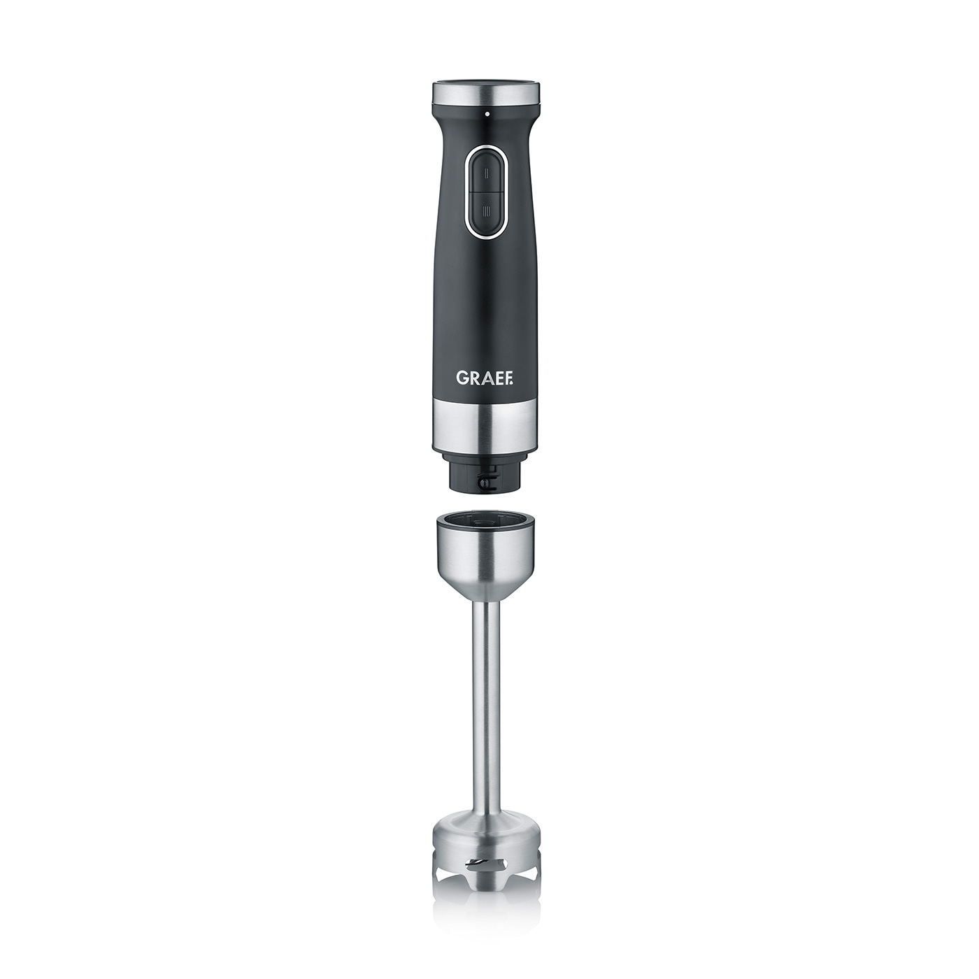 Graef immersion blender, black, stainless steel, detachable, kitchen appliance, blending, pureeing