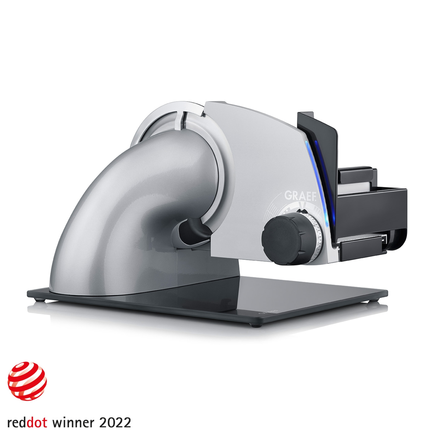 Affettatrice multiuso ULTIMATE, argento Preciso con certezza