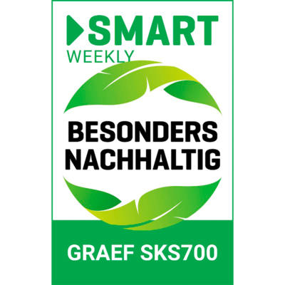 Smart Weekly, particulièrement durable, GRAEF SKS700, logo vert, feuilles