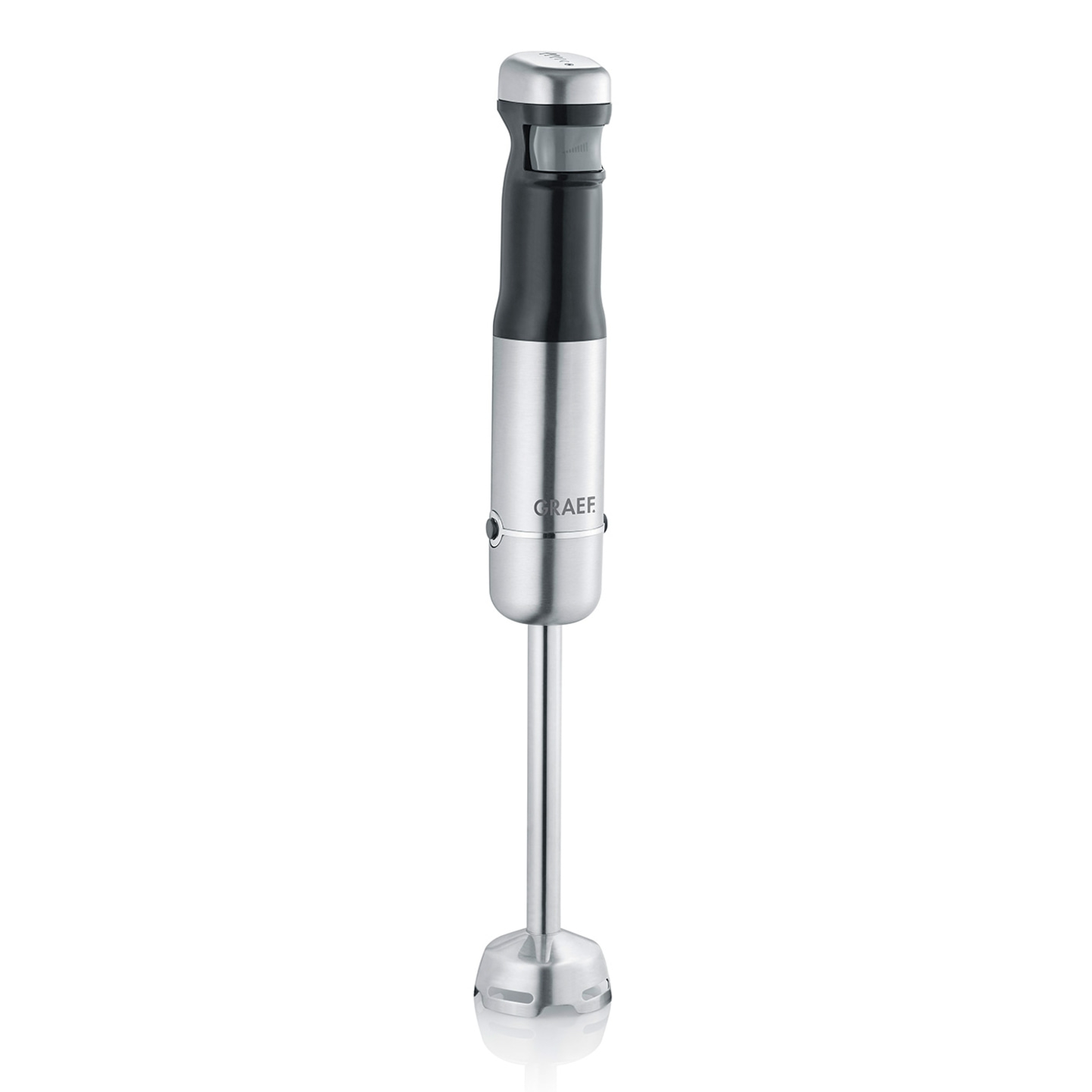 Graef immersion blender, stainless steel, black, silver, kitchen appliance, blending, pureeing