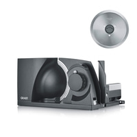 Graef food slicer with spare blade, black, for slicing various food items