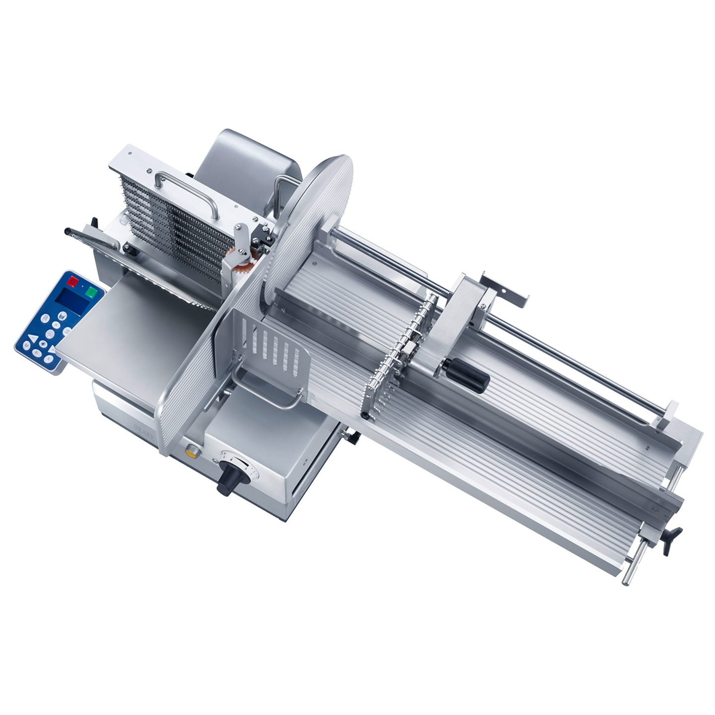 Meat slicer, professional equipment, stainless steel, food preparation, kitchen appliance