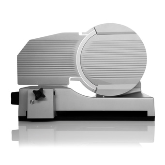 Meat slicer, silver, professional kitchen appliance, food preparation, cutting, stainless steel