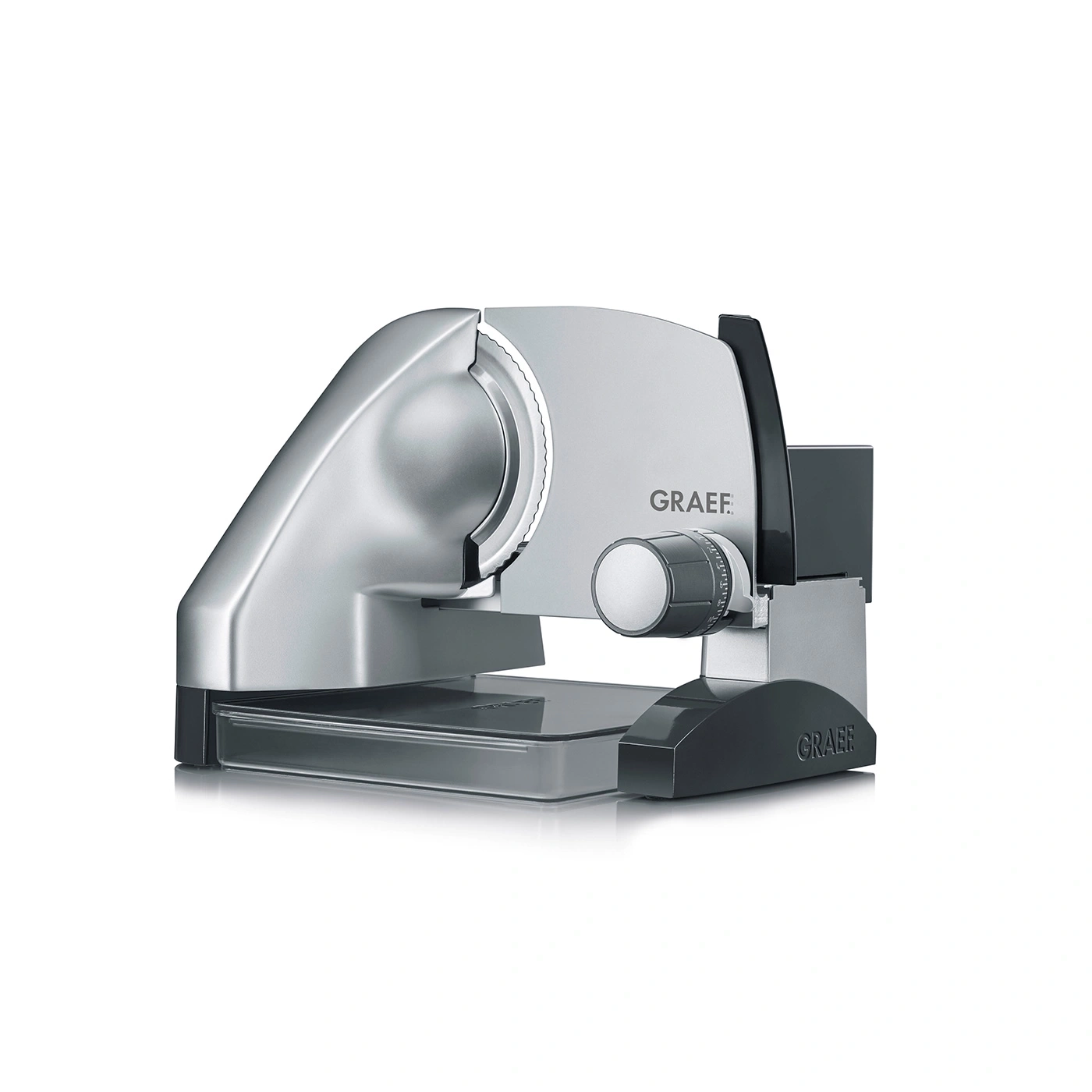 Graef food slicer, silver, electric, kitchen appliance, cutting machine, food