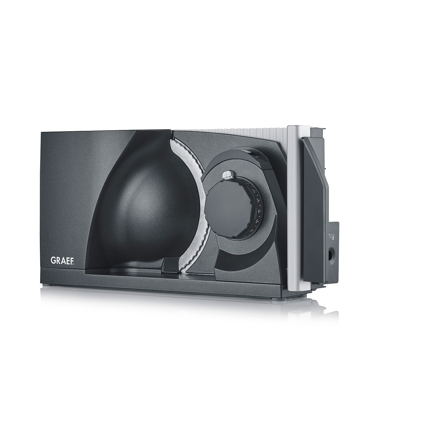 Trancheuse électrique Graef, grise, pour aliments, appareil de cuisine, design moderne