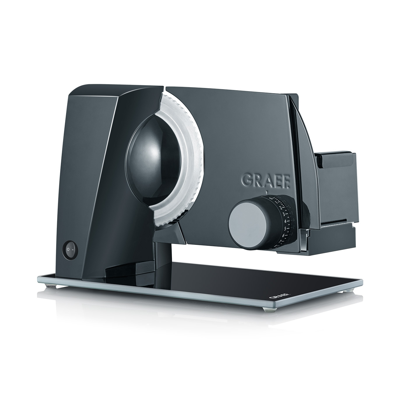 Affettatrice Graef, nera, elettrica, con funzione affettatura, elettrodomestico, cibo