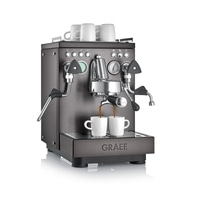 Macchina per espresso, due tazze, caffè, Graef, acciaio inossidabile, bevanda, preparazione