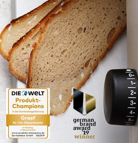 Bread, bread slicer, awards, Graef, Product Champions, German Brand Award, 19, winner