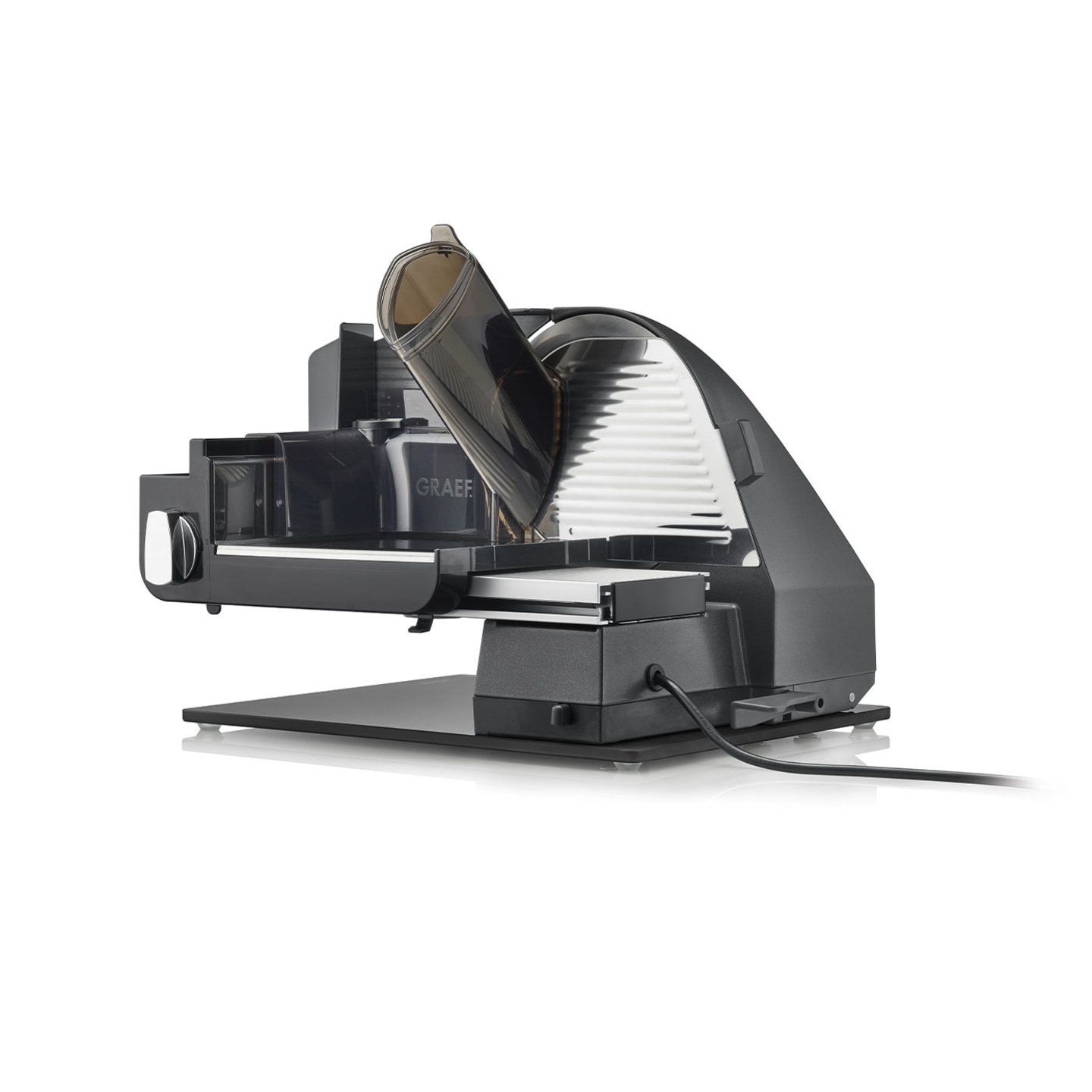 Graef slicer, black, electric, kitchen appliance, food machine, cutting machine