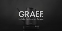 GRAEF kettle, black, for today, tomorrow, and you. Modern design and style.