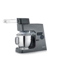Robot da cucina Graef, grigio, con accessori, ciotola in acciaio inox, display digitale, MYestro