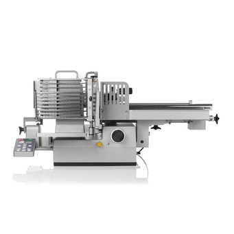 Affettatrice, attrezzatura professionale, acciaio inossidabile, trasformazione alimentare, cucina