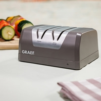 Graef knife sharpener, vegetables, table, kitchen, sharpening, polishing, serrated
