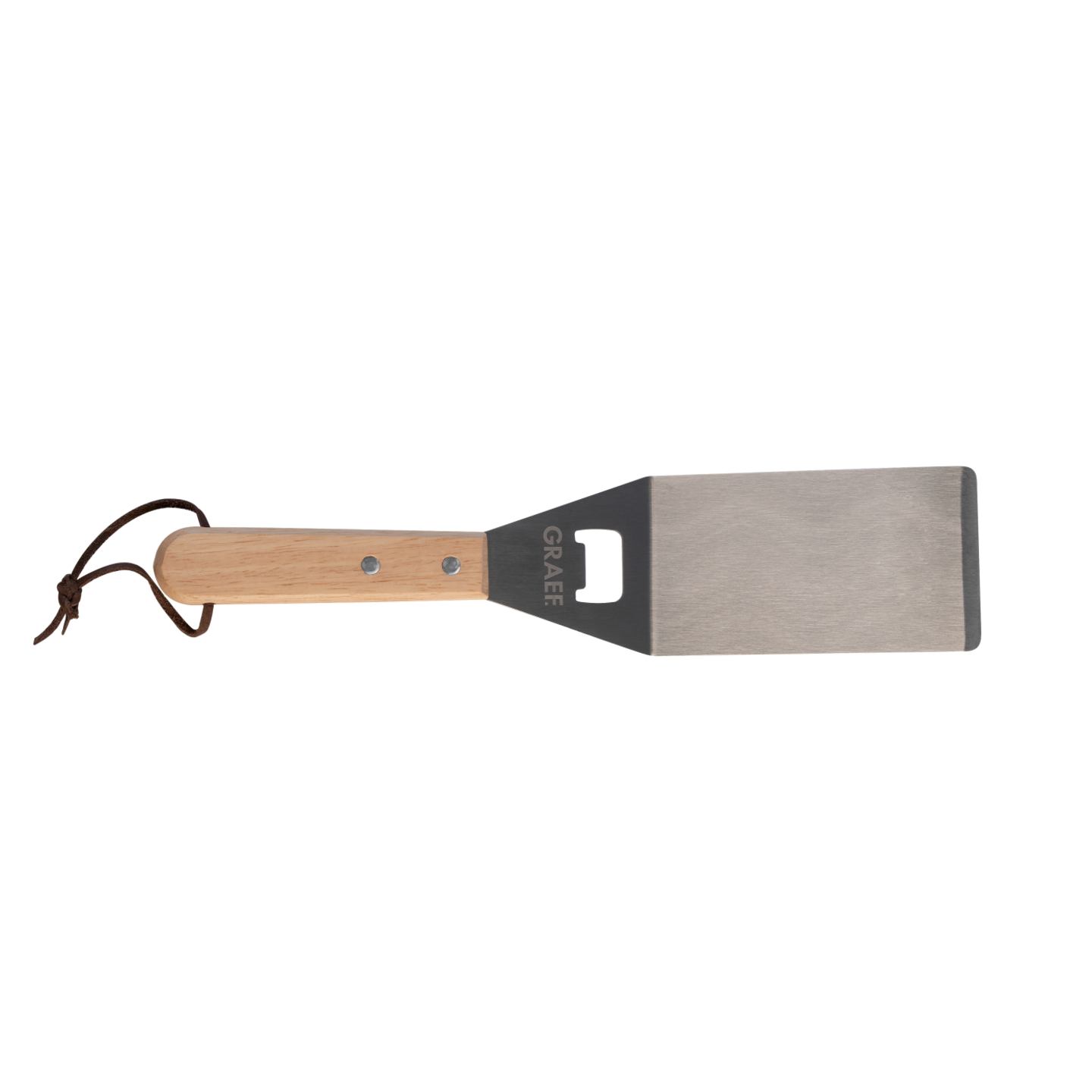 Spatule de grill avec manche en bois et ouvre-bouteille, GRAEF