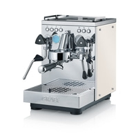 Graef espresso machine, stainless steel, cream, professional, coffee preparation