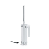 White electric knife with blade, handle, and cable. Features the GRAEF logo.