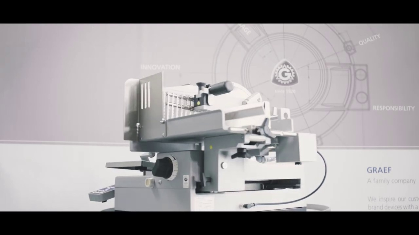 Graef slicer, innovation, quality, responsibility, family company, brand devices.