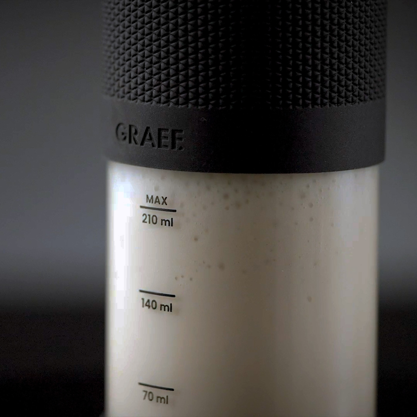 Manual milk frother MMS12 black