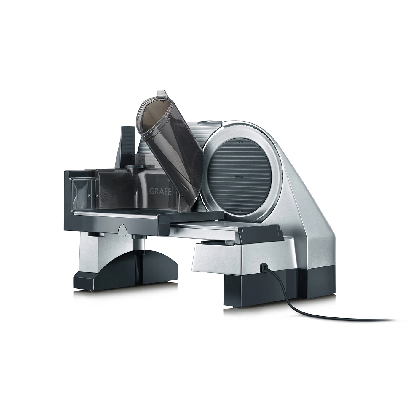 Graef slicer, silver and black, electric, kitchen appliance, food preparation